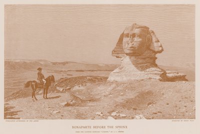 Bonaparte vor der Sphinx von Jean Leon Gerome